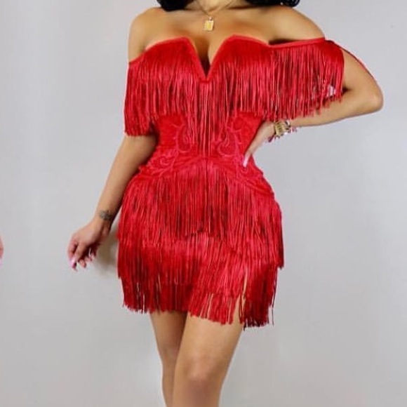Dresses & Skirts - Fringe dress